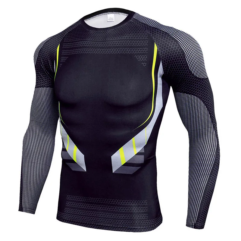 Winter Top Quality New Thermal Underwear Men Underwear Tops Compression Causal Sweat Quick Dry Thermo Underwear Men Clothing