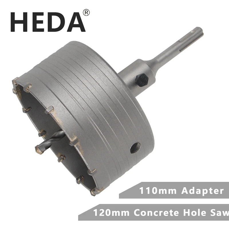 Heda-serra de Buraco Elétrica 120 mm Perfuração de Concreto Carboneto de Tungstênio para Pedra de Cimento Tubulação de ar Condicionado