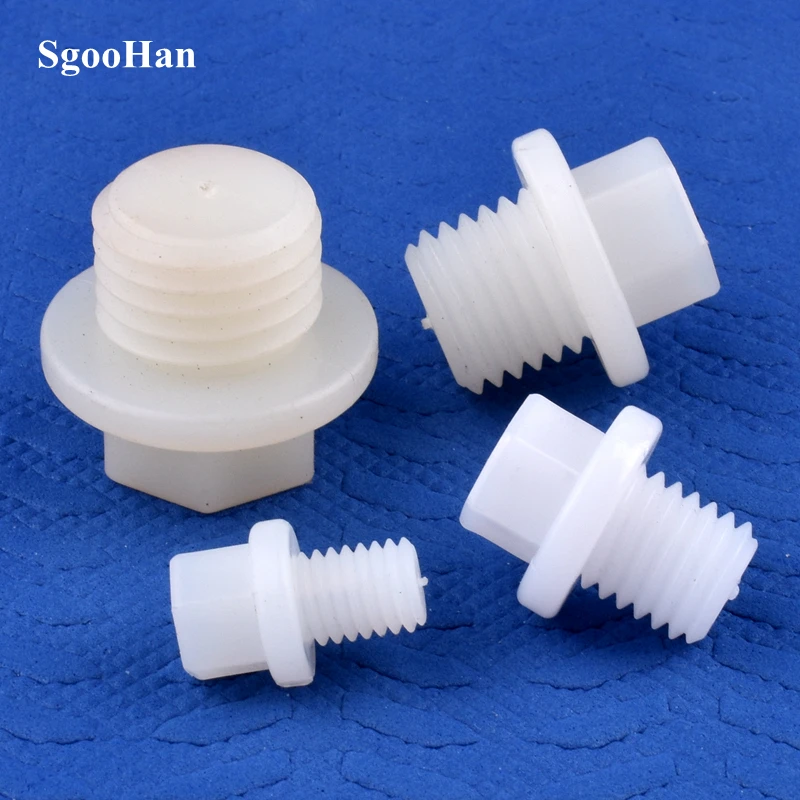 1~100pcs M4~M20 Male Thread Plastic Hose End Plug Aquarium Fish Tank Aerator Hose Joint Irrigation Water Pipe Connector End Cap