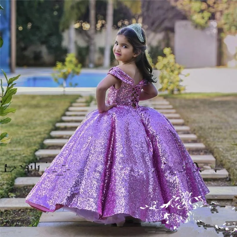 Vestido de baile con lentejuelas para madre e hija, traje con hombros descubiertos, talla grande, barato, familiar, Formal, 2021