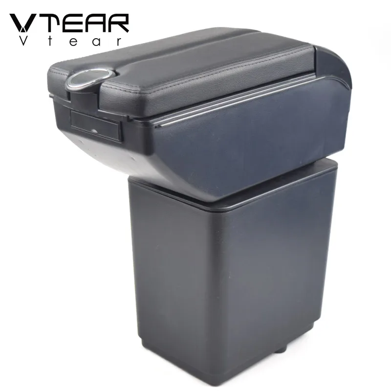 

Vtear For Citroen Berlingo Peugeot Partner Tepee Car Armrest ABS Arm Rest Car-Styling Armrest Box Center Console USB Accessories