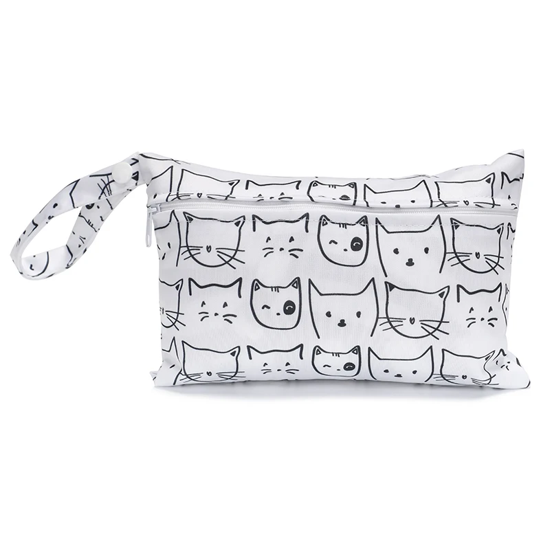 35 pattern NEW Size: 15*22.5CM Wetbags Washable Reusable Cloth diaper Nappies Bags Waterproof Swim Sport Travel Carry bag