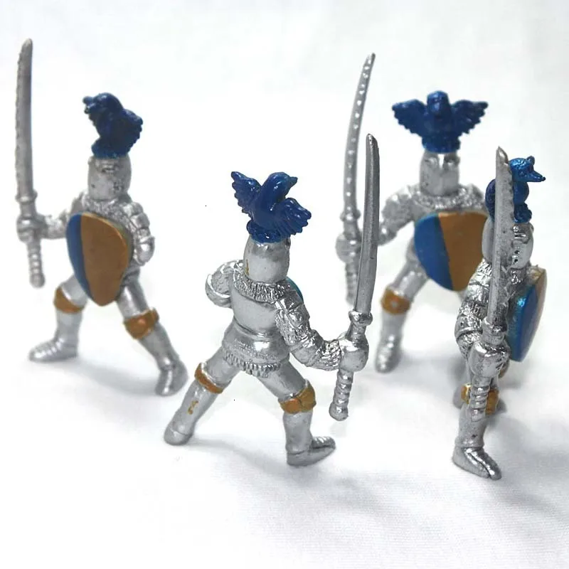 New Special Price PVC Resin Die-casting Toy Scene Model Ancient Soldiers For Children