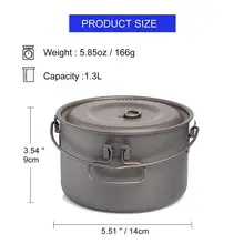 Camping Titanium Cookware Set #2