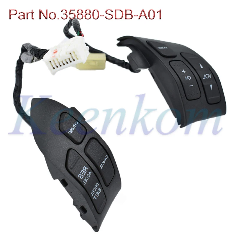 35880-SDB-A01 35880SDBA01 Steering Wheel Audio Control Switch Button For Honda Accord 2003 2004 2005 2006 2007