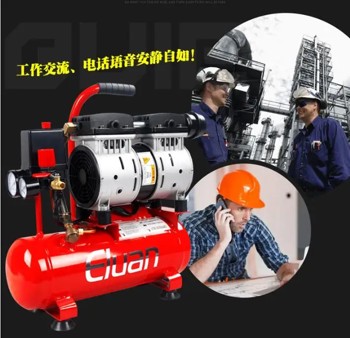 Compresseur d'air sans carburant 220V, petit outil de pompe à Air pour le travail du bois, compresseur d'air silencieux, Machine de Compression d'air professionnelle de haute qualité