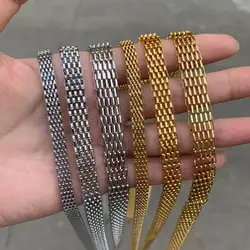 6mm8mm10mm Stainless Steel Mesh Necklaces Bracelets Set Jewelry For Men Women Hiphop Statement USENSET