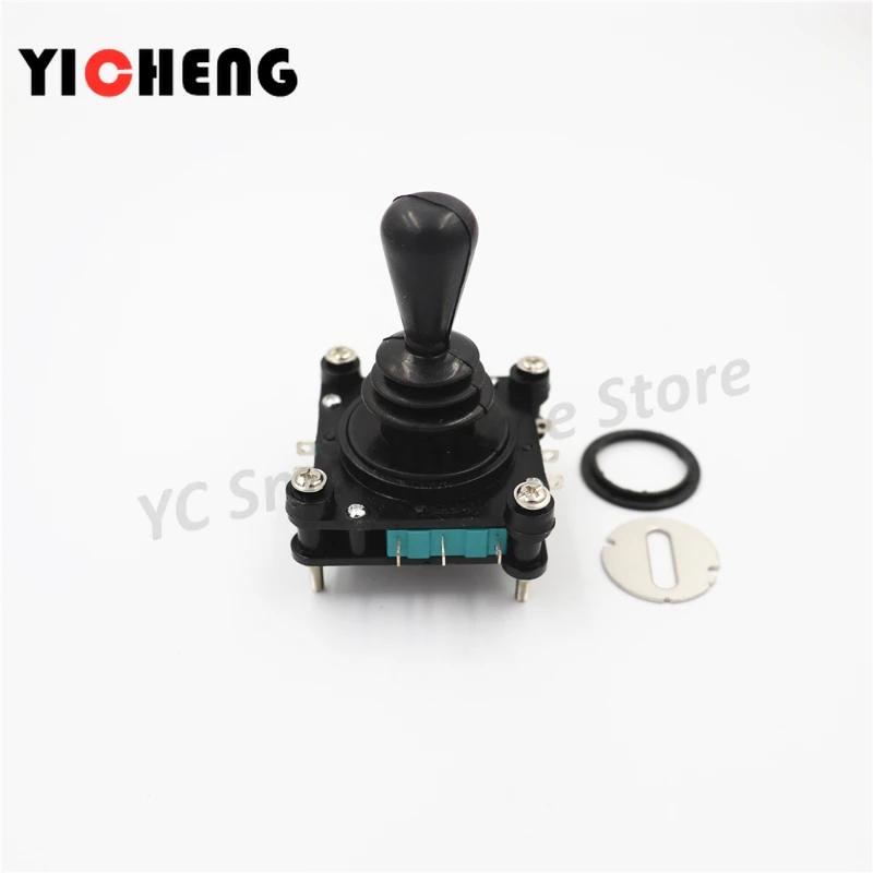 22 มม.SCV4-YQ-05R2G / SCV4-YQ-04R2G Cross Switch 4 ทิศทางหลักสวิทช์ปุ่มลูกบิด 360 องศา Momentary Monolever Switch