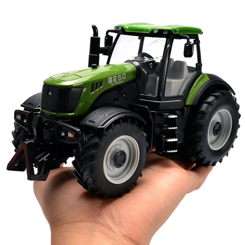 

High quality 1:30 tractor die cast alloy model,simulated metal sound and sliding engineering toy model,free shipping