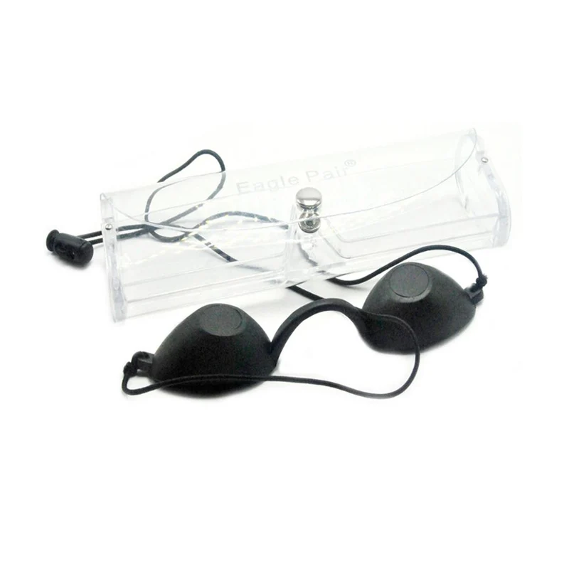 Eagle Pair Black IPL Photon Beauty Protective Eye Mask Laser Wash / Eyebrow Tattoo Eye Mask for Customers