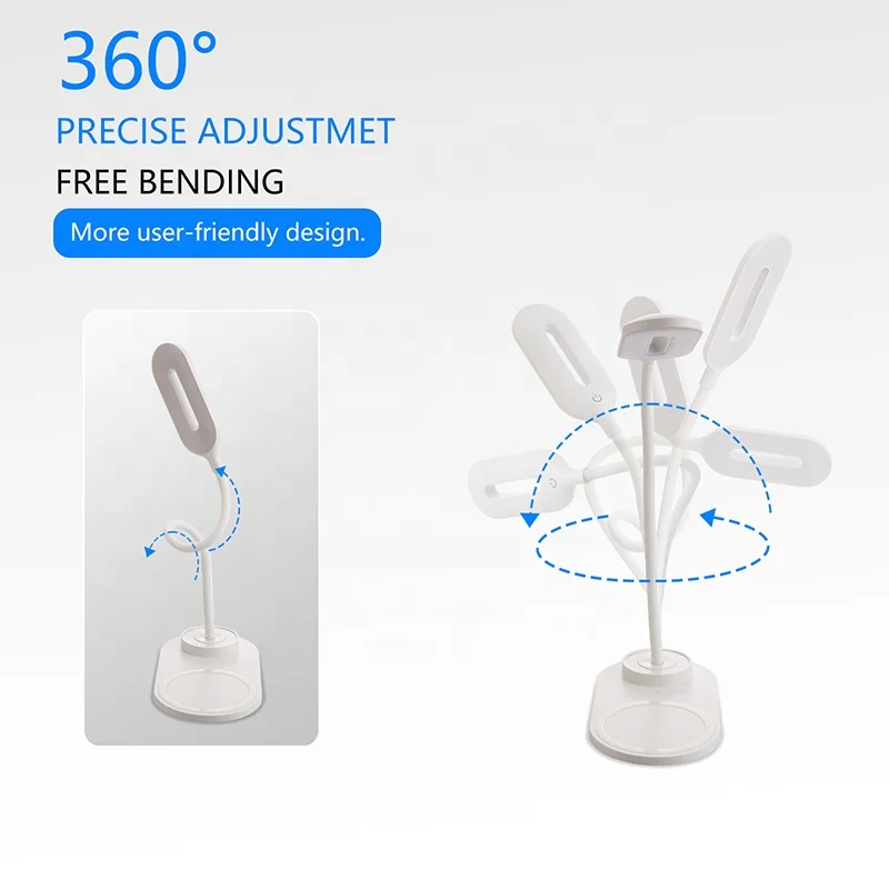 الأكثر مبيعًا شاحن لاسلكي بأرخص سعر مصباح LED مصباح مرن-مصباح ليلي عالمي شاحن للهاتف المحمول لشحن الهواتف المحمولة