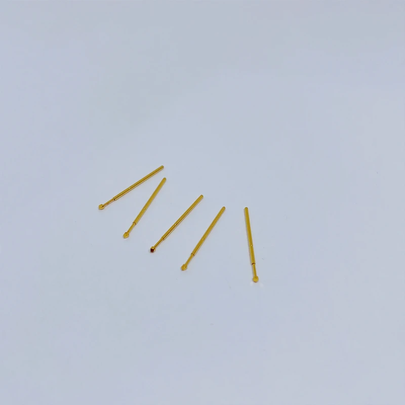 100Pcs Metal Plated Probe PA50-T2 Spring Thimble Burning Chip Scalable Test Probe Diameter 0.68 MM