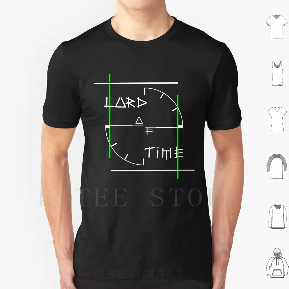 Lord Of Time T Shirt Men Cotton 6xl Once Upon A Time Lettering Talent Master Dial Minimalist Combination Stripes