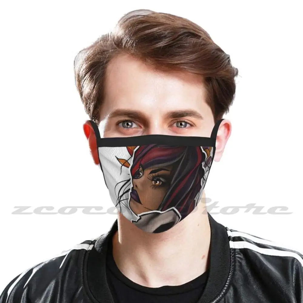 Стирающаяся маска граффити для девушек Pm2.5