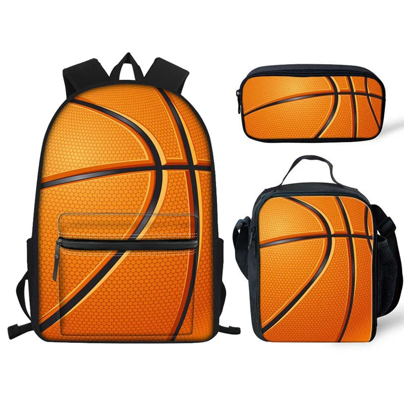 2025 Basketball Printing Ball Lover School Bags 3D Football Multifunction School Backpacks for Teen Boys Laptop Bagpacks