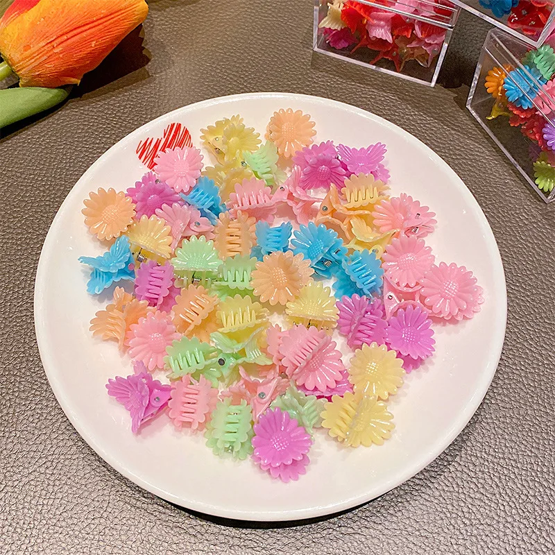 20 Pcs/Lot Butterfly Small Hair Clips Claw Baby Girls Cute Candy Color Flower Bear Hair Clip Children Hairpin Hair Accessories