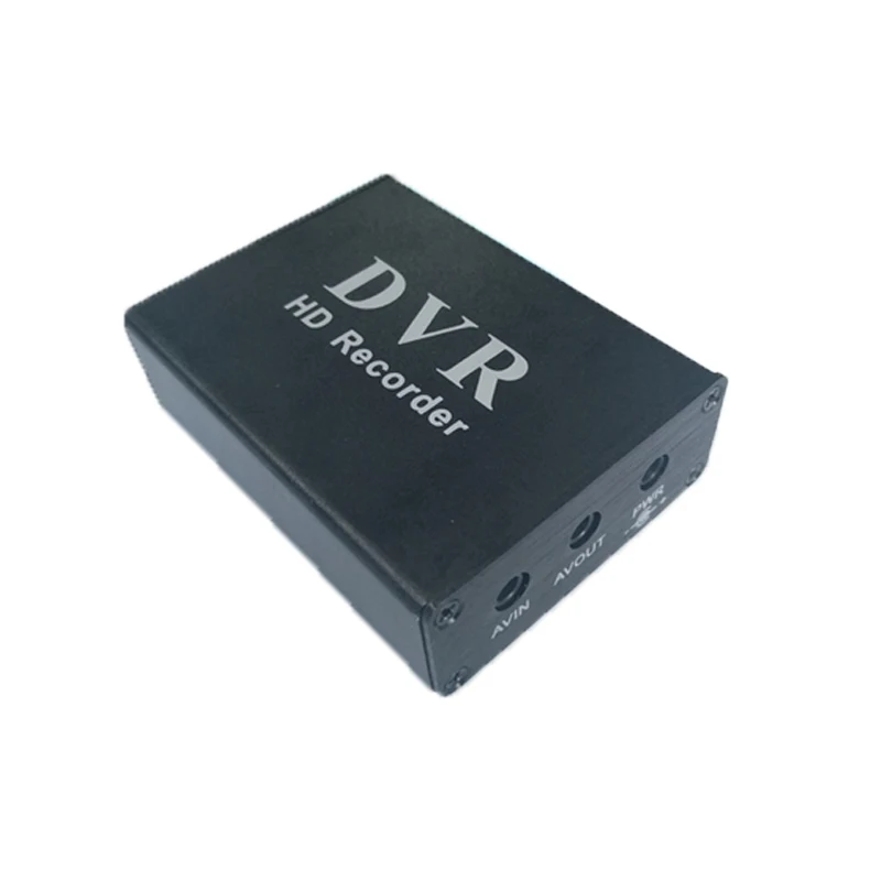 One-way Vehicle Video Recorder One-way Plug-in SD Card DVR CVBS Analog AV Signal Recording Storage and Playback Video Recorder