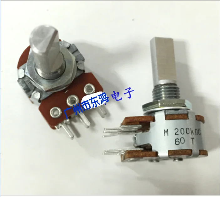 

Panasonic fever grade 16 potentiometer duplex c200k half shaft length 20mm dual channel volume potentiometer