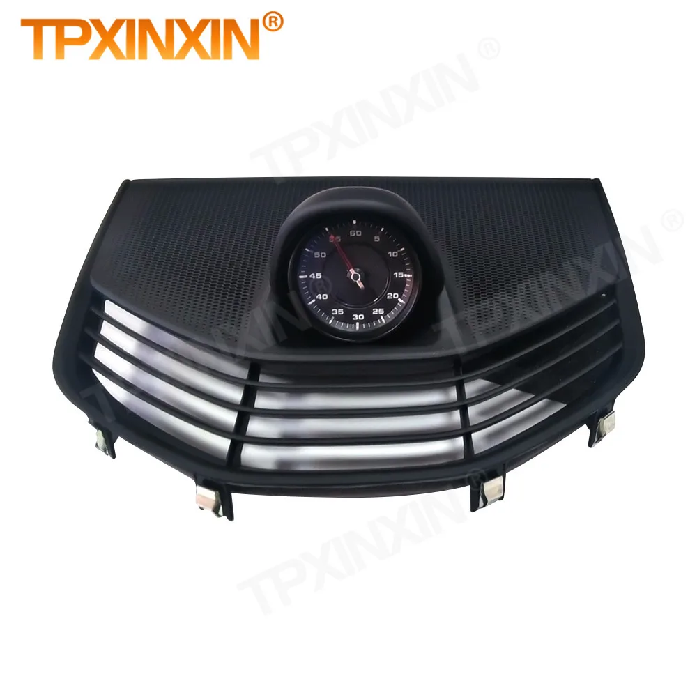 TPXINXIN For Porsche Taycan 2020 2021 Interior Dashboard Center Compass Time Electronic Meter Clock Accessional