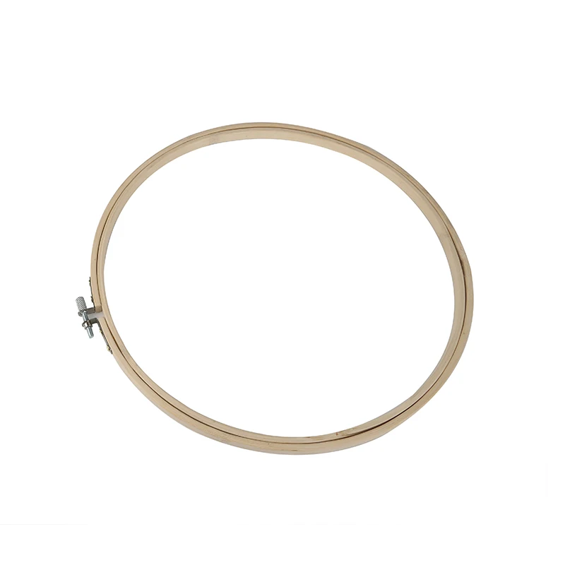 1Pc 10-26cm Wooden Frame Embroidery Cross-Stitch Hoop Circle Round Machine Bamboo For Hand DIY Household Craft Sewing Needwork T