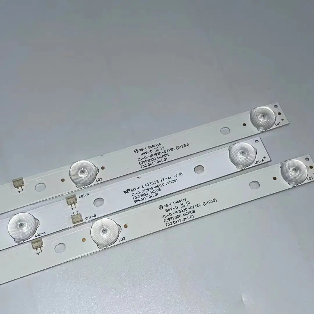 

3PCS/LOT LED Strip E39F2000 JS-D-JP3920-061EC JS-D-JP3920-071EC MCPCB AKTV401 AKTV403 AKTV4021 D39-F2000 L