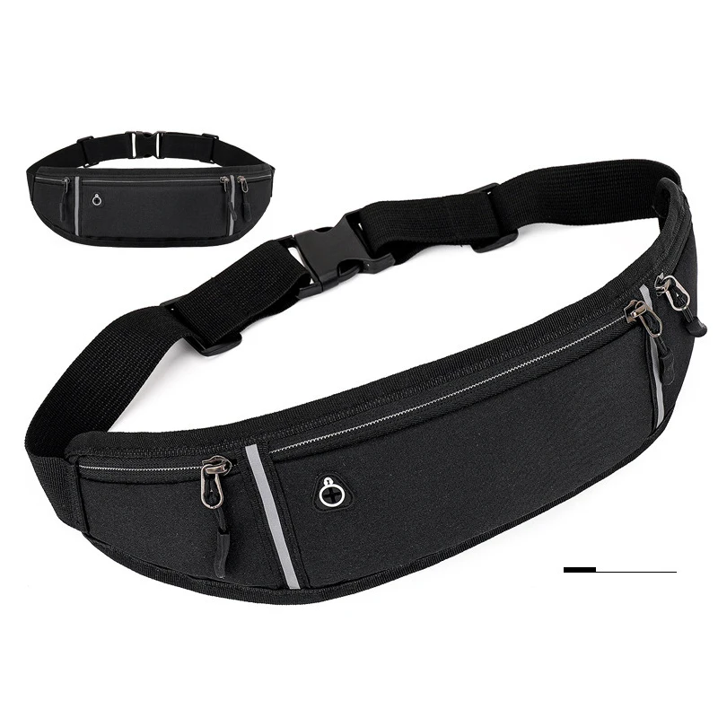 Portable Sports Fanny Pack Running Racing Accessories Waterproof Running Waist Bag Sports Belt Men Women Gym Cycling Run Belt