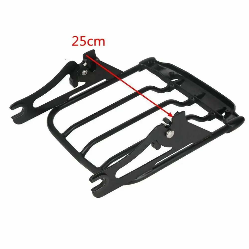 Motorcycle Detachable Two Up Luggage Rack For Harley Touring Road King Street Electra Glide 2009-2022 2019 2018 Air Wing