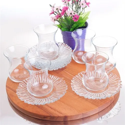 Tea Set (6 Persons) tea Coffee Cups Tea Coffee Sets Tea Coffee For Trophy Turkish Tea Cup Set Glass