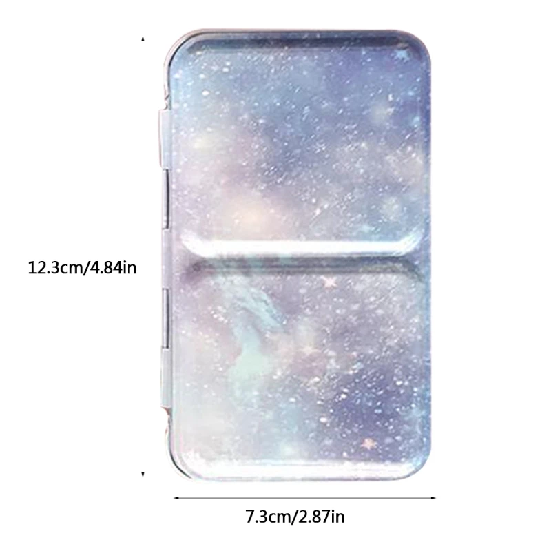 F3MA confezione regalo per acquerello solido per gli amanti della pittura scatola vuota per scatole per acquerelli scatola per pittura per tavolozza hobbista amatoriale