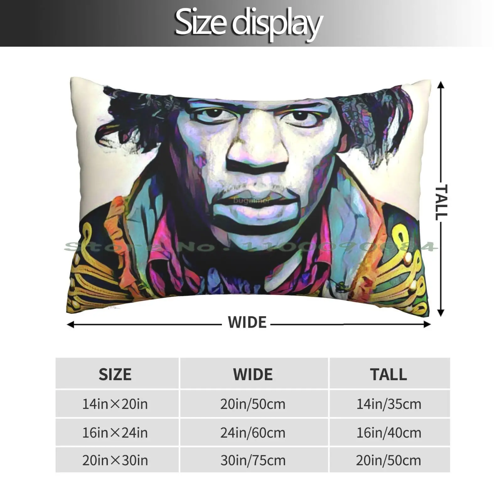 Jimi Pillow Case 20x30 50*75 Sofa Bedroom Motorcycle Sports Bike Enthusiast Helmet Motorbike Racing Racer Race Lover Rider