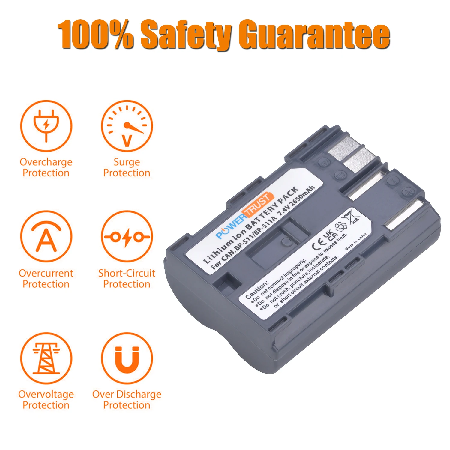 2650mAh BP-511 BP 511 BP511 BP511A bateria + podwójna ładowarka USB LED do Canon EOS 40D 300D 5D 20D 30D 50D