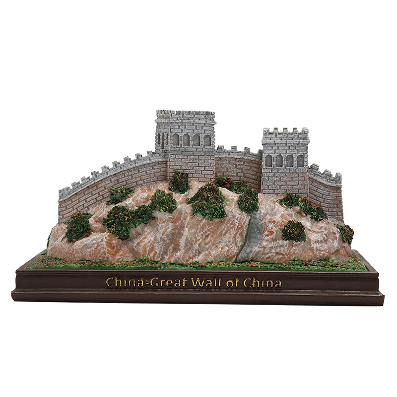 

Hot Sale Great Wall of China Creative Resin Crafts World Famous Landmark Model Tourism Souvenir Gifts Collection Home Decor