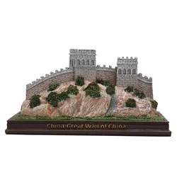 Hot Sale Great Wall of China Creative Resin Crafts World Famous Landmark Model Tourism Souvenir Gifts Collection Home Decor