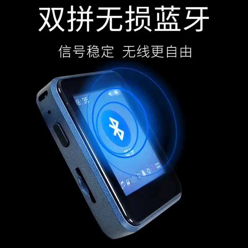 Original BENJIE X1 16GB/32GB Mini MP3 Bluetooth Player 1.8nches Full Touch Screen Portable Music Player Bluetooth with Headphone