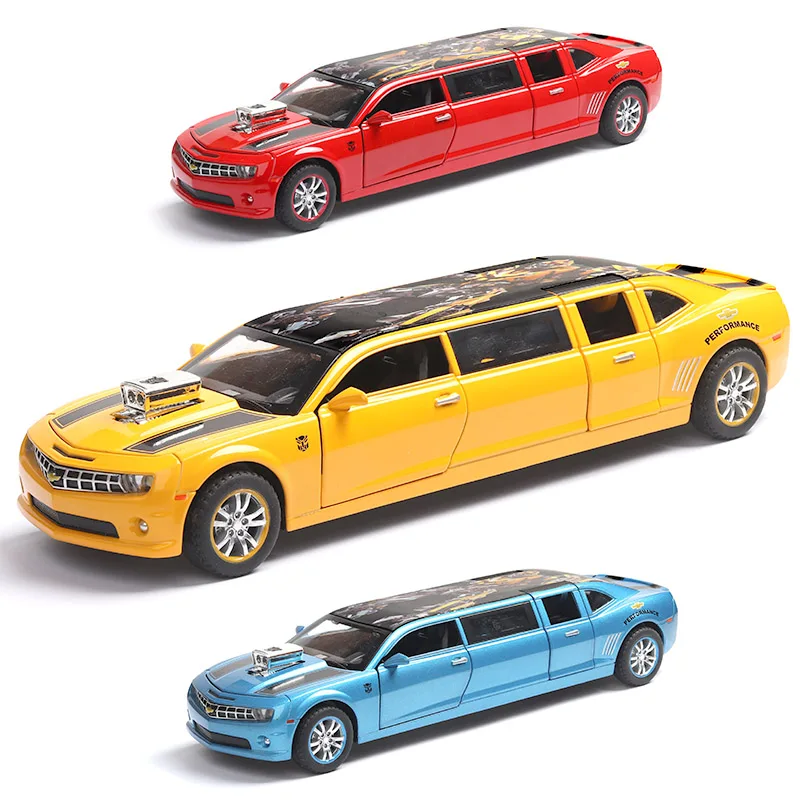 Hot sale 1:32 Chevrolet extended version alloy model,simulation classic sound and light pull back souvenir model,free shipping