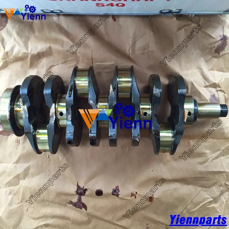 100% New For Mitsubishi  S4Q2 Crankshaft 32C20-02060 32C20-03060 For TEREXs HR18 Midi Excavator S4Q2-61KL Engine Repair Parts