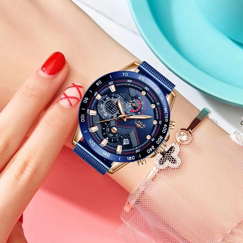 LIGE Luxury Fashion orologi da donna impermeabile Casual orologio da donna al quarzo per le donne vestono orologi da polso da donna Relogios Feminino