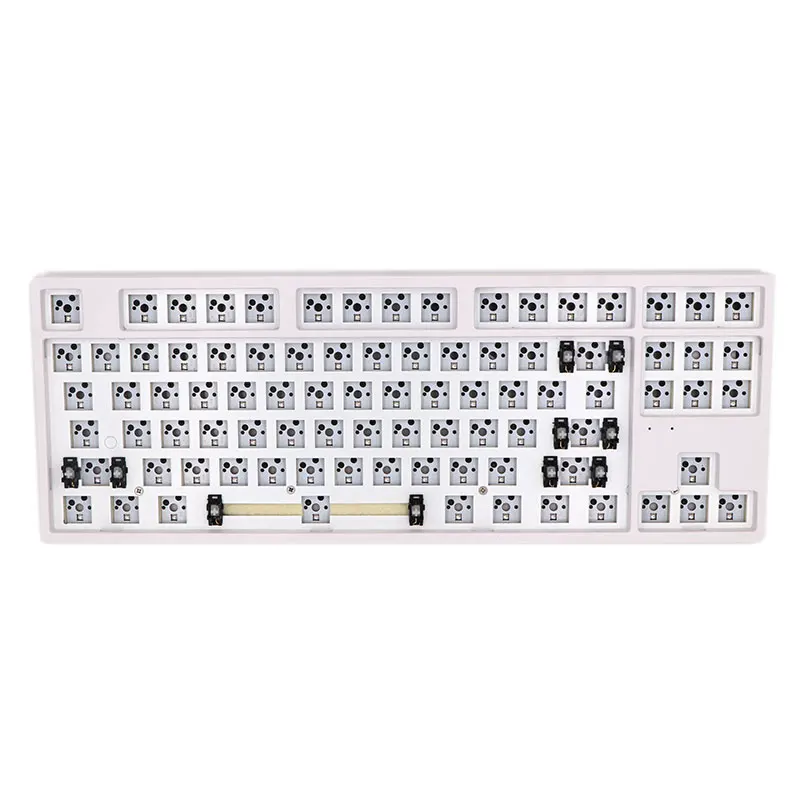 Sk87 key Mechanical Keyboard kit 100% Hot Swappable Programmable Wired Bluetooth Replaceable Space Mechanical Keyboard DIY kit