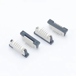 10pcs FFC FPC socket 1.0mm 4/6/7/8/9/10/12/14/15/16/20/22/24/26/28/30/34/40/45/50/54/60 Pin Vertical Type Ribbon Flat Connector