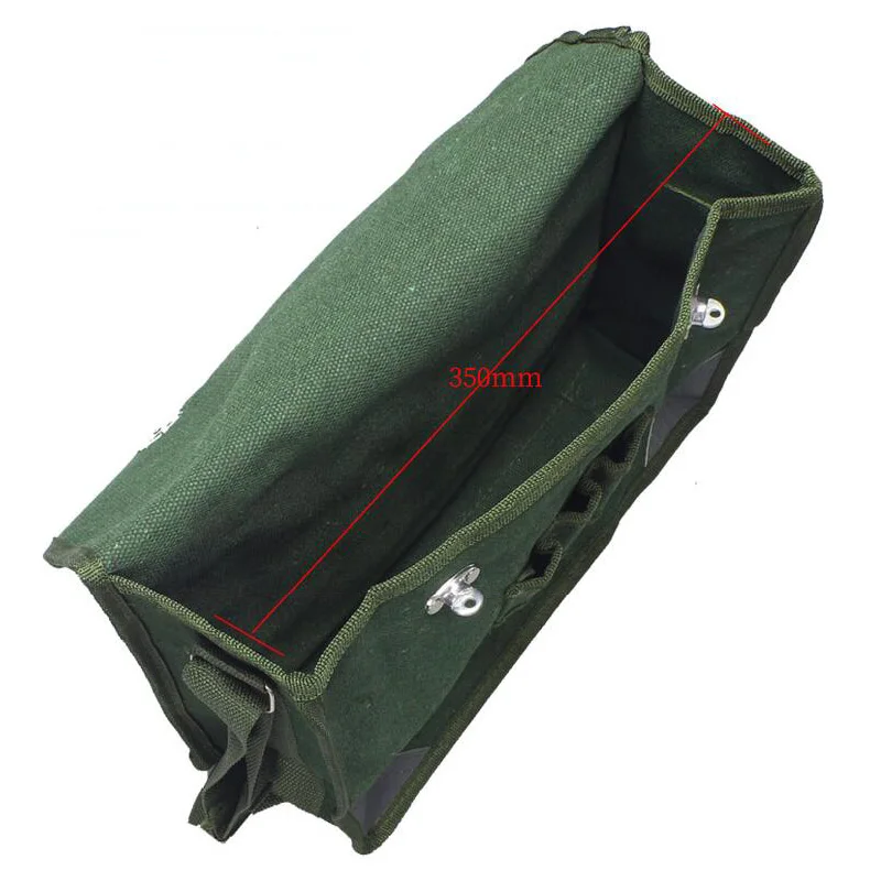 Kit multifunzionale a una spalla borsa per attrezzi per elettricista borsa per attrezzi Kit di tela addensata borsa per attrezzi di riparazione di grande capacità