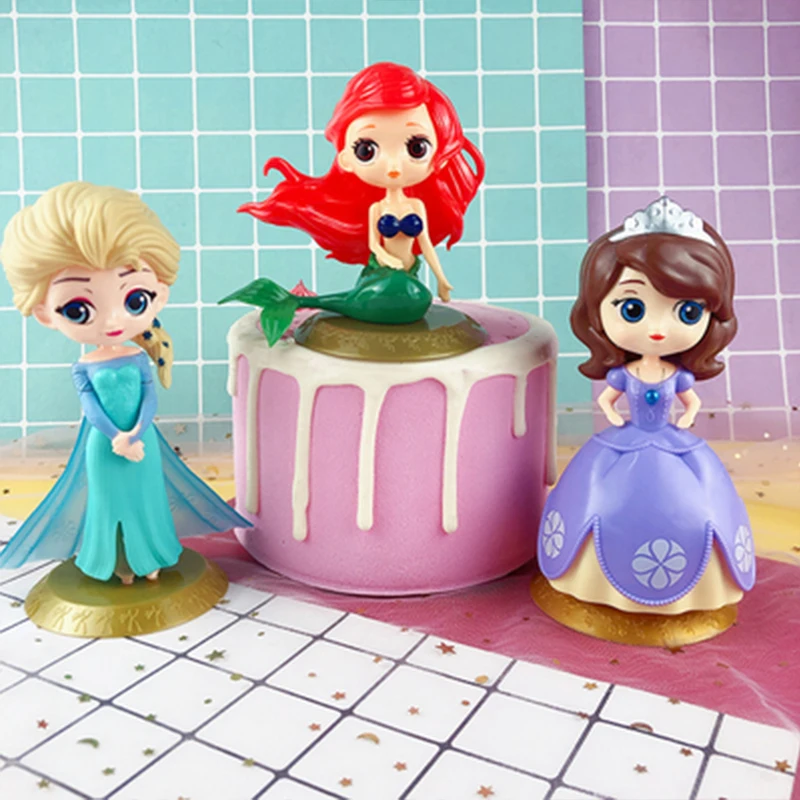 Chủ Đề Công Chúa Disney Bánh Đồ Trang Trí Bánh Cupcake Trang Trí Đồ Bánh Lá Cờ Bé Gái Sinh Nhật Bánh Trang Trí Anniversaire Tiếp Liệu