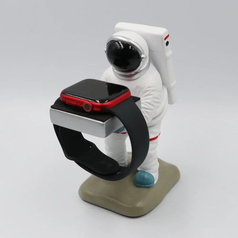 

Cute Novelty Astronaut Penholder Glasses Watch Holder Bedside Table Desktop Home Decoration For Iwatch