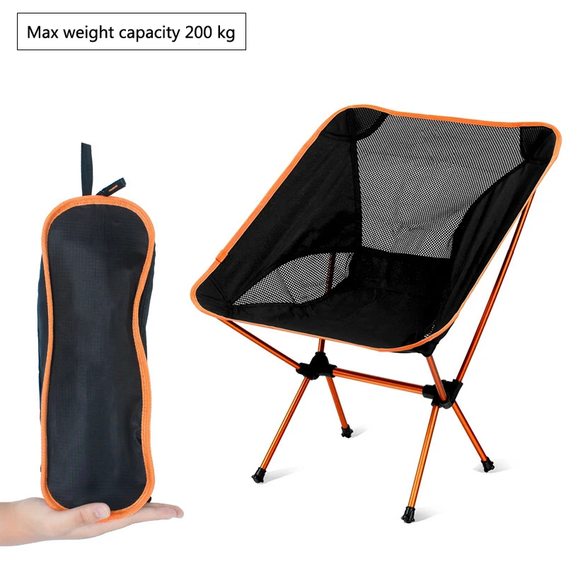 

Lightweight Folding Beach Chair, Portable Chair for Camping, Hiking, Fishing, Picnic, Barbecue, Vocation, Casual Garden Chairs