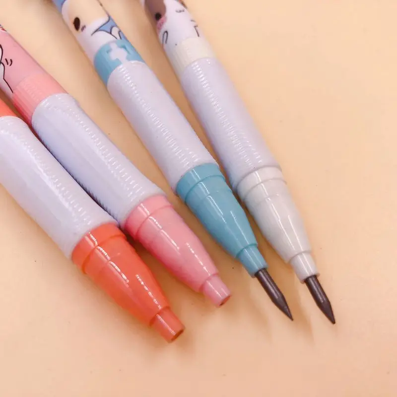 2.0 Mechanical Pencil Graphite Lead Refill Cartoon Kawaii Dog Cat Drawing Design Painting Automatic Pencil