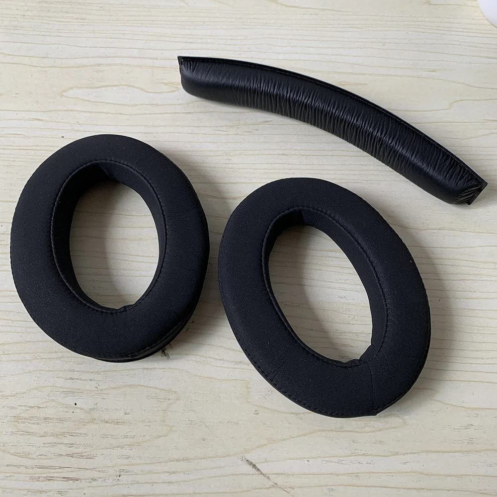 HD380 Cuscinetti Auricolari Di Ricambio Per Sennheiser HD380 Pro, G4ME One, PXC450, PC350 – Memory Foam, Pelle Proteica, Isolamento Acustico, Colore Nero