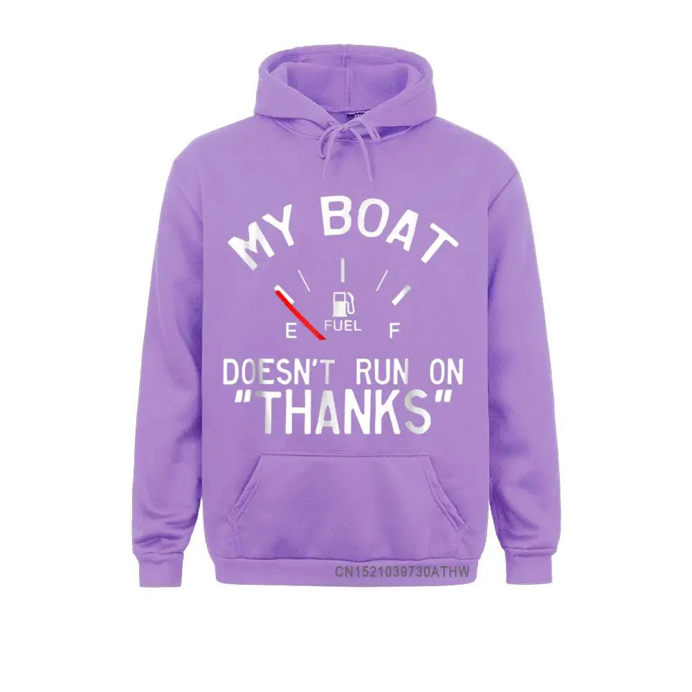 Design Long Sleeve Hoodies Winter Fall Wholesale Hoods Men Sweatshirts My Boat Doesnt Run On THANKS Funny Boating Hooded Tops