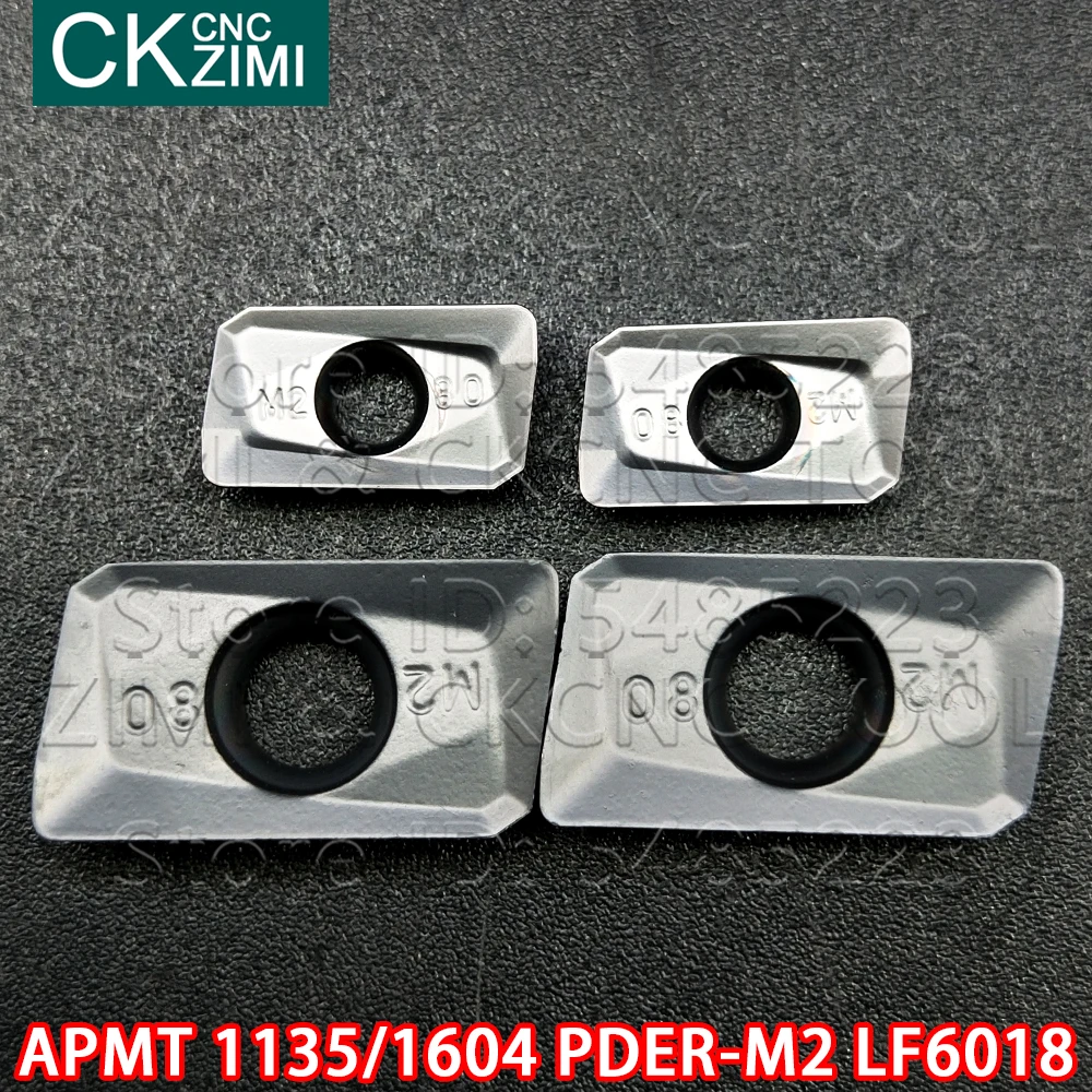 APMT1135PDER-M2 LF6018 APMT1604PDER-M2 LF6018 CNCคาร์ไบด์แทรกเครื่องกลึงโลหะเครื่องจักรกลเครื่องมือAPMTสำหรับสแตนเลส