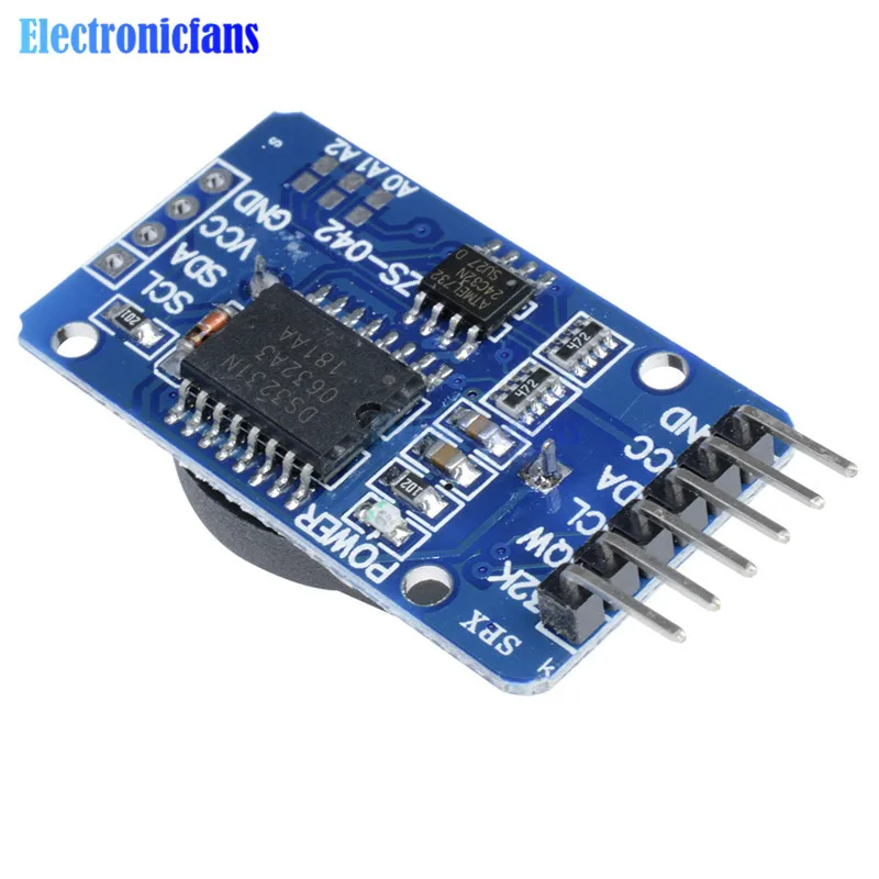 1PCS DS3231 AT24C32 IIC Precision RTC Real Time Clock Memory Module DS3231SN AT24C32 Mini Real Time Memory Module for Arduino