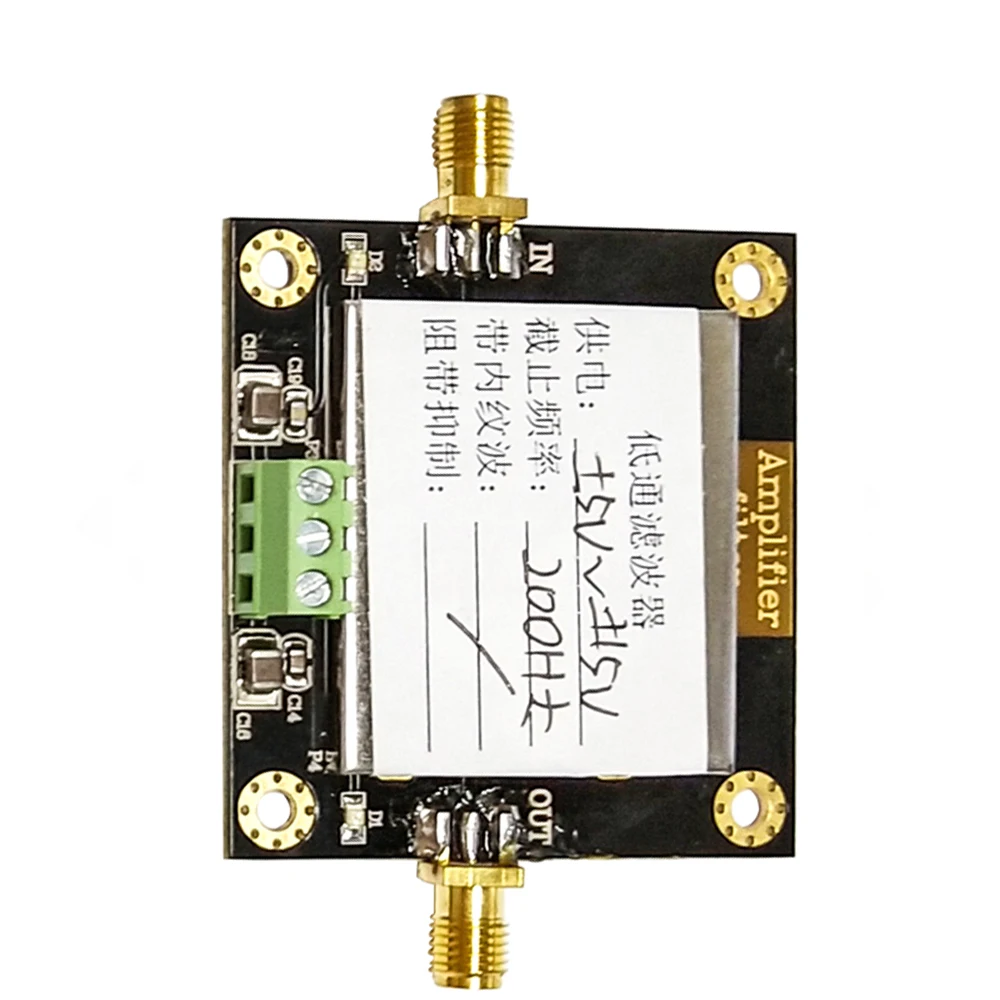 4th Order Filter Module Band Pass Low Pass High Pass Custom Ic Filter Circuit Frequency Band 1MHz Signal Filtering