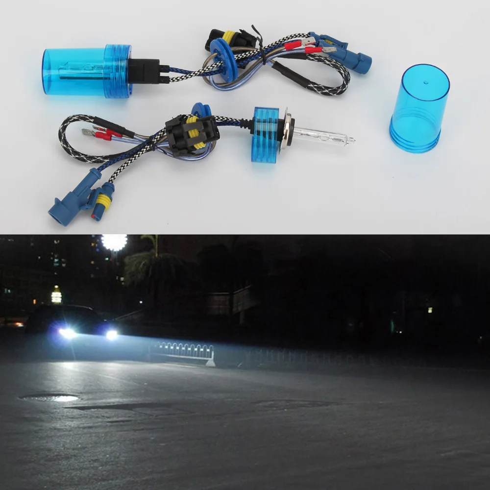 2PCS HID Xenon Lamp Bulb Fast Start High Brightness white 55w H1 H3 H7 H11 D2H 9012 9005 9006 Car Headlight Bulbs 4300k 6000k